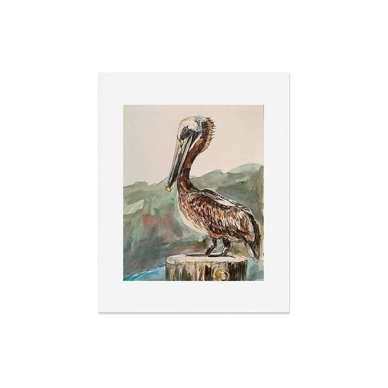 Emily Tucci Pelican Art Print