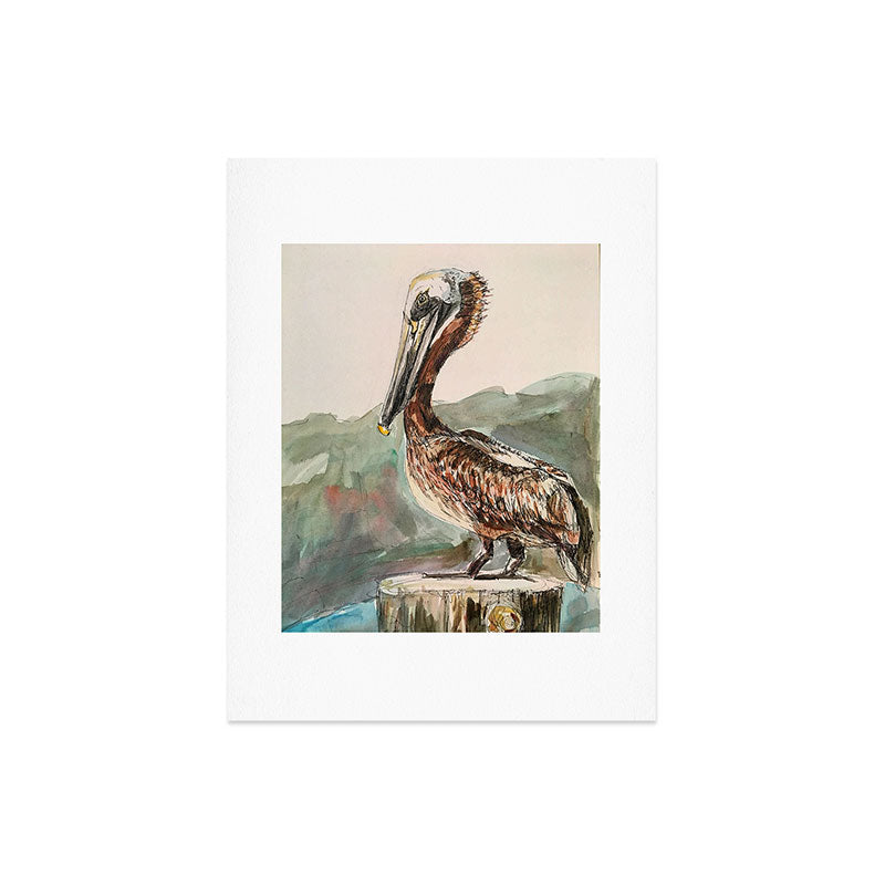 Emily Tucci Pelican Art Print