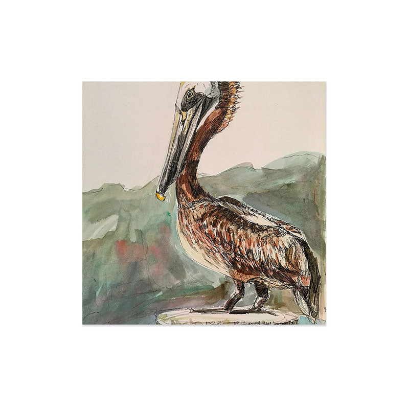 Emily Tucci Pelican Art Print