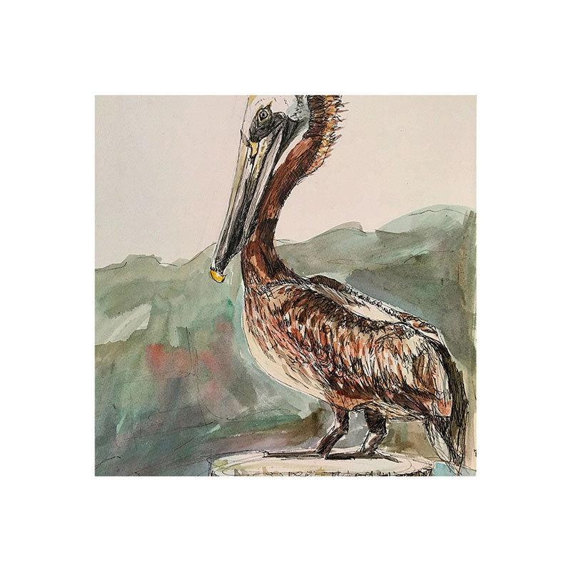 Emily Tucci Pelican Art Print