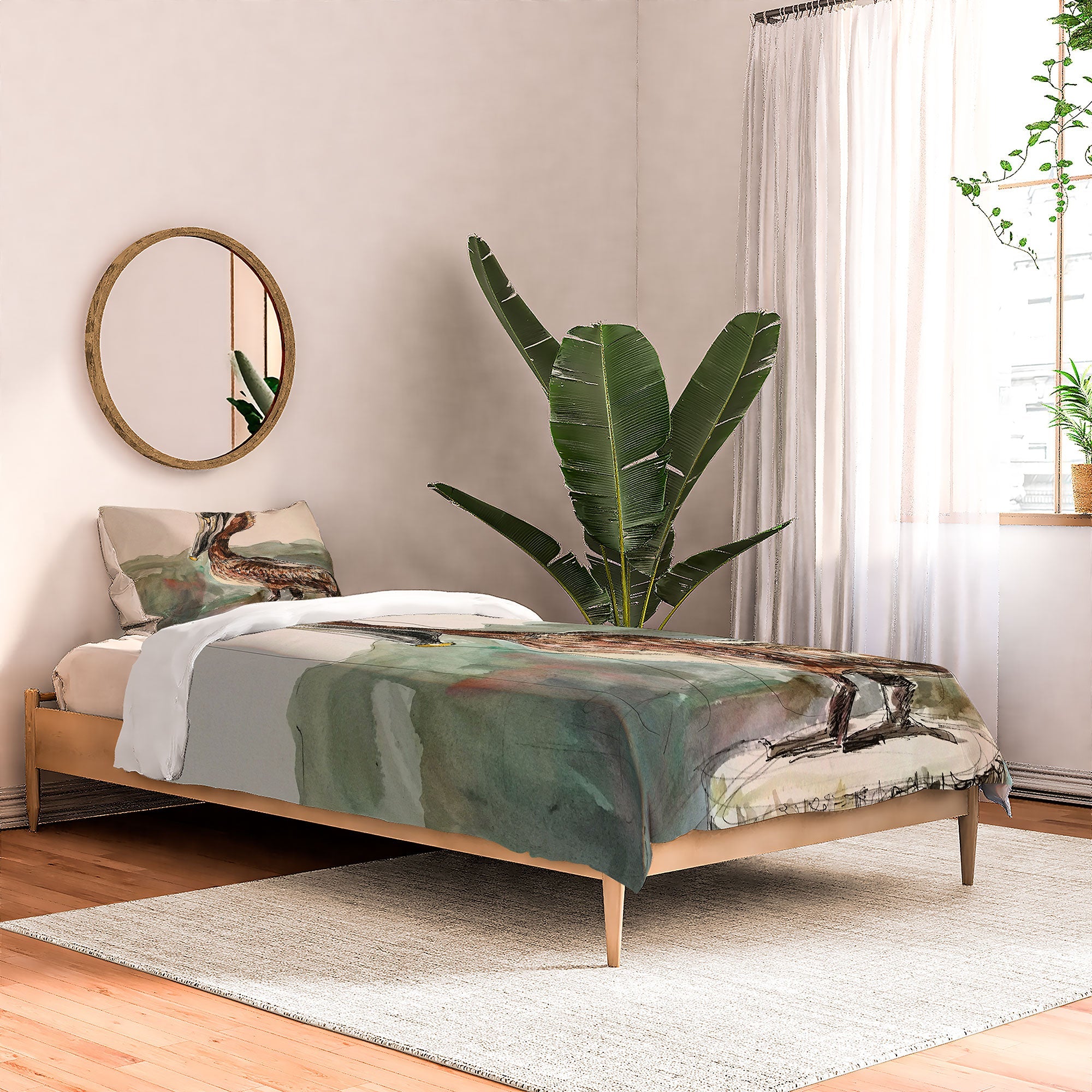 Emily Tucci Pelican Comforter