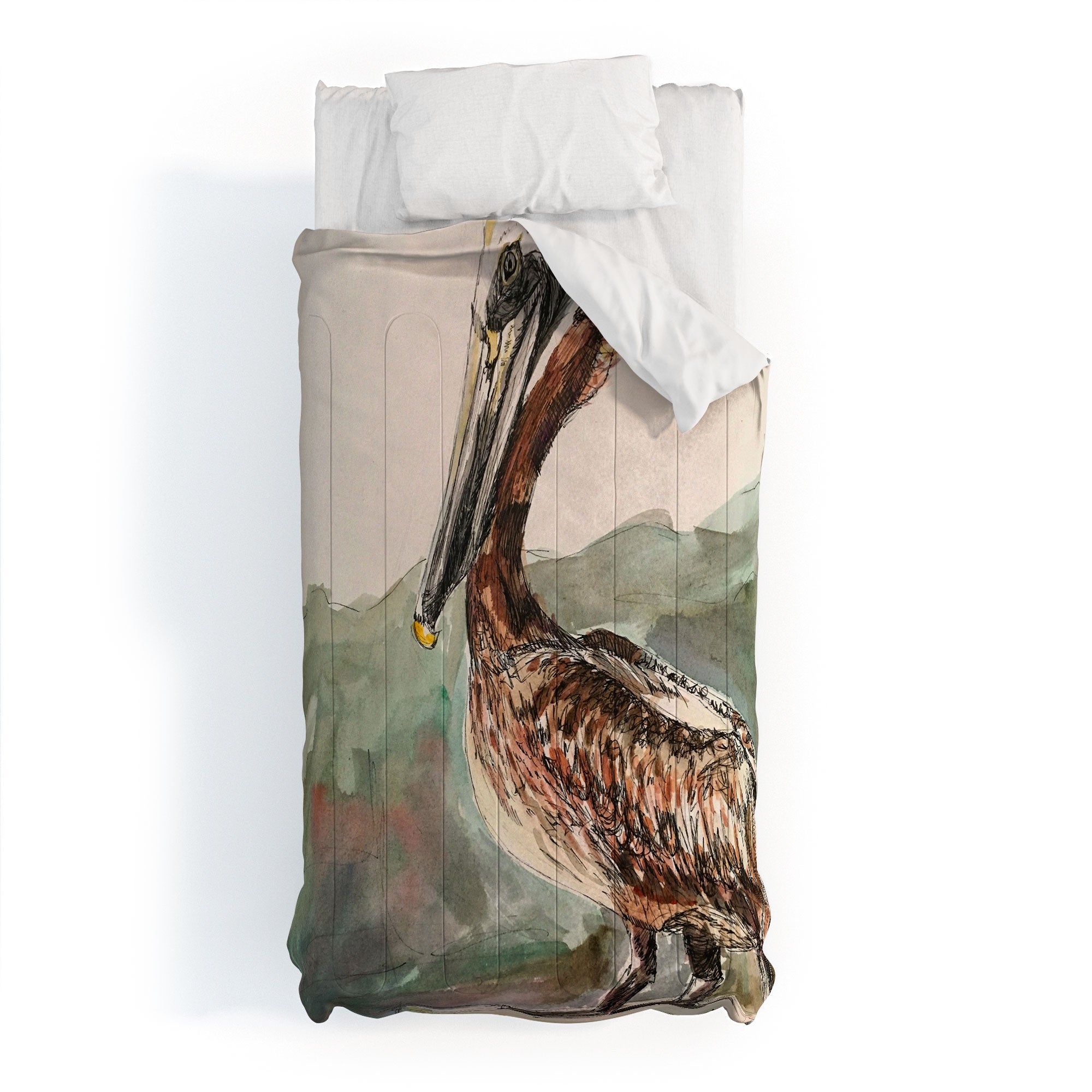 Emily Tucci Pelican Comforter