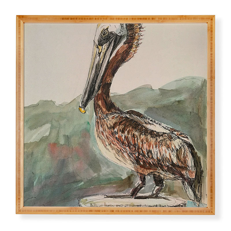 Emily Tucci Pelican Framed Wall Art