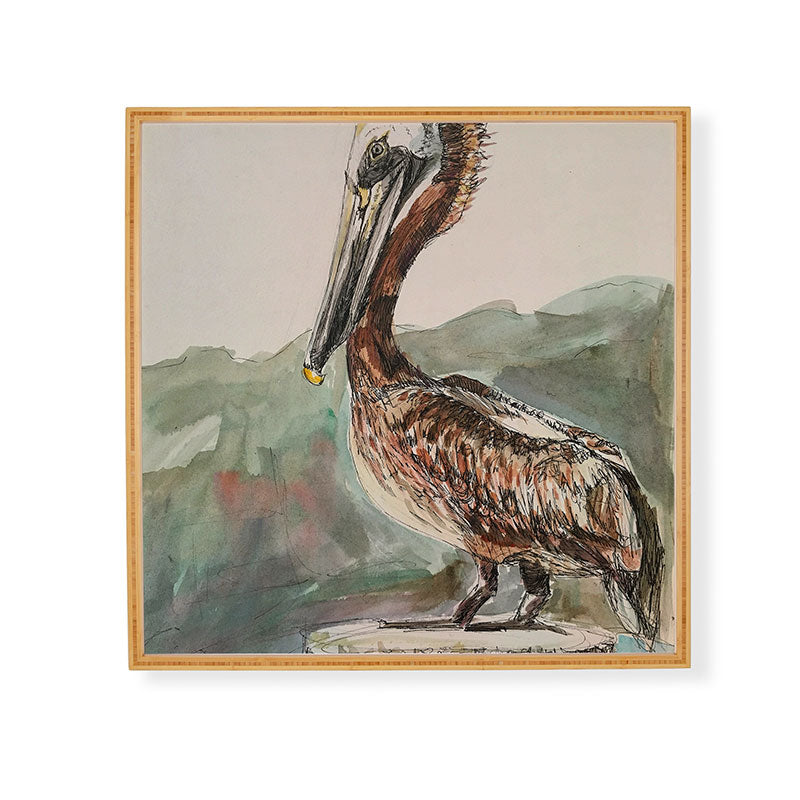 Emily Tucci Pelican Framed Wall Art