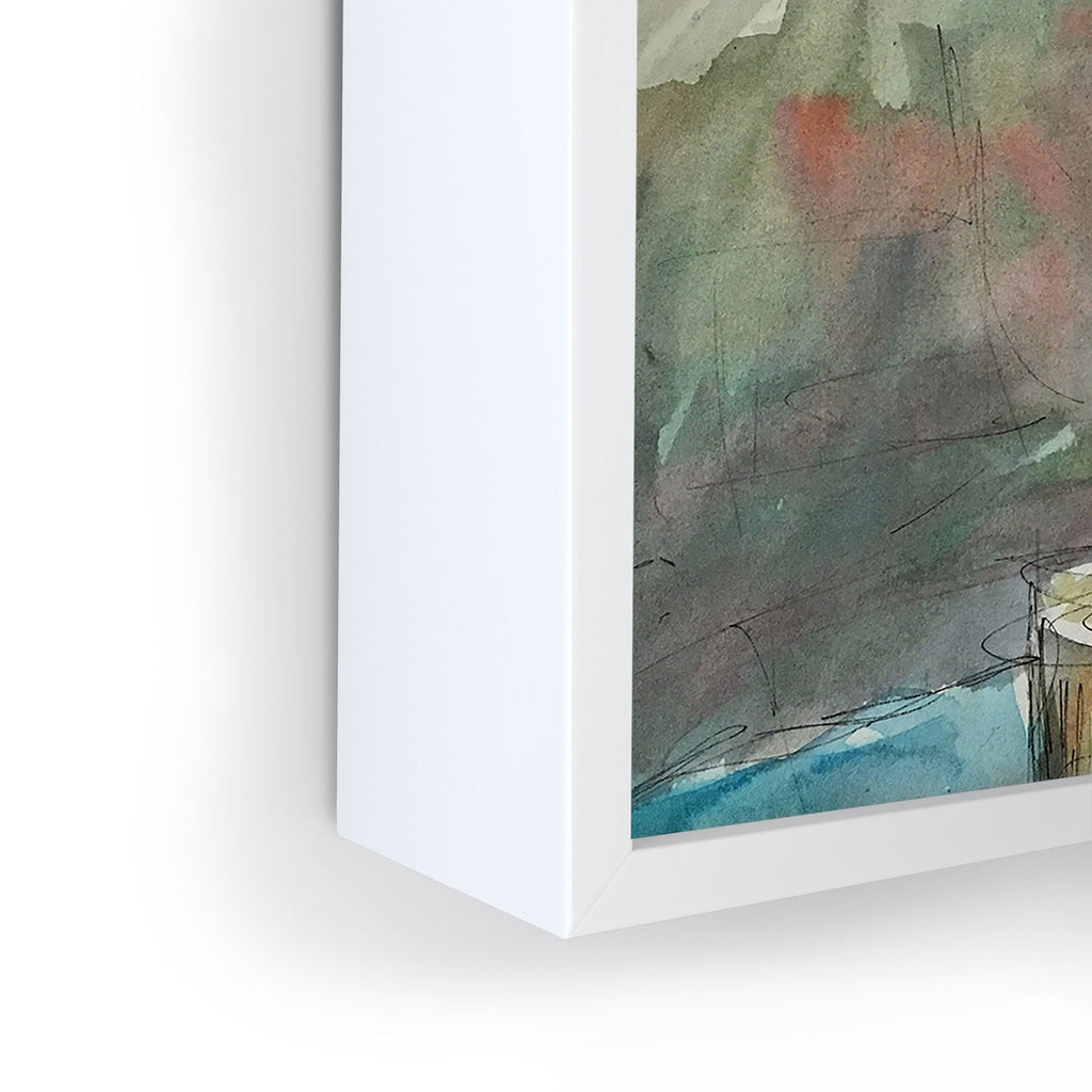 Emily Tucci Pelican Framed Mini Art Print