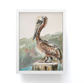 Emily Tucci Pelican Framed Mini Art Print