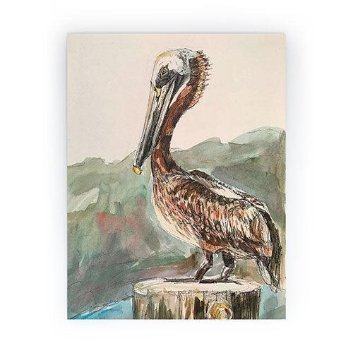 Emily Tucci Pelican Mini Art Print