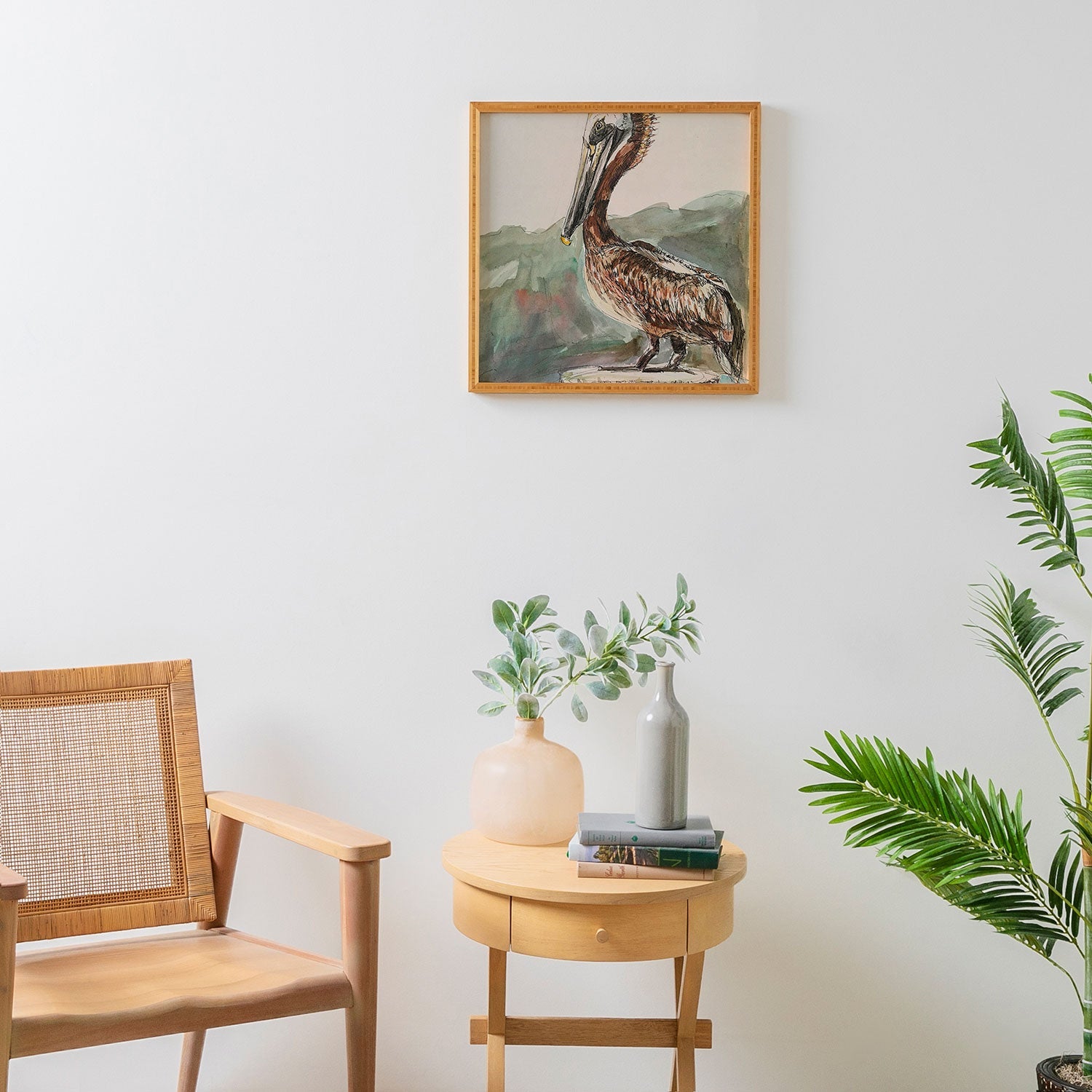 Emily Tucci Pelican Framed Wall Art