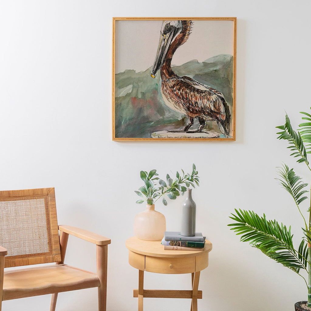 Emily Tucci Pelican Framed Wall Art