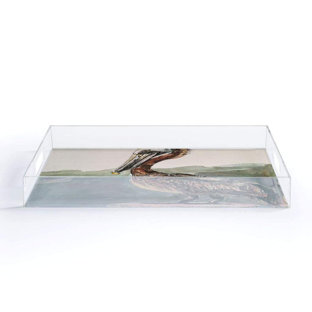 Emily Tucci Pelican Acrylic Tray