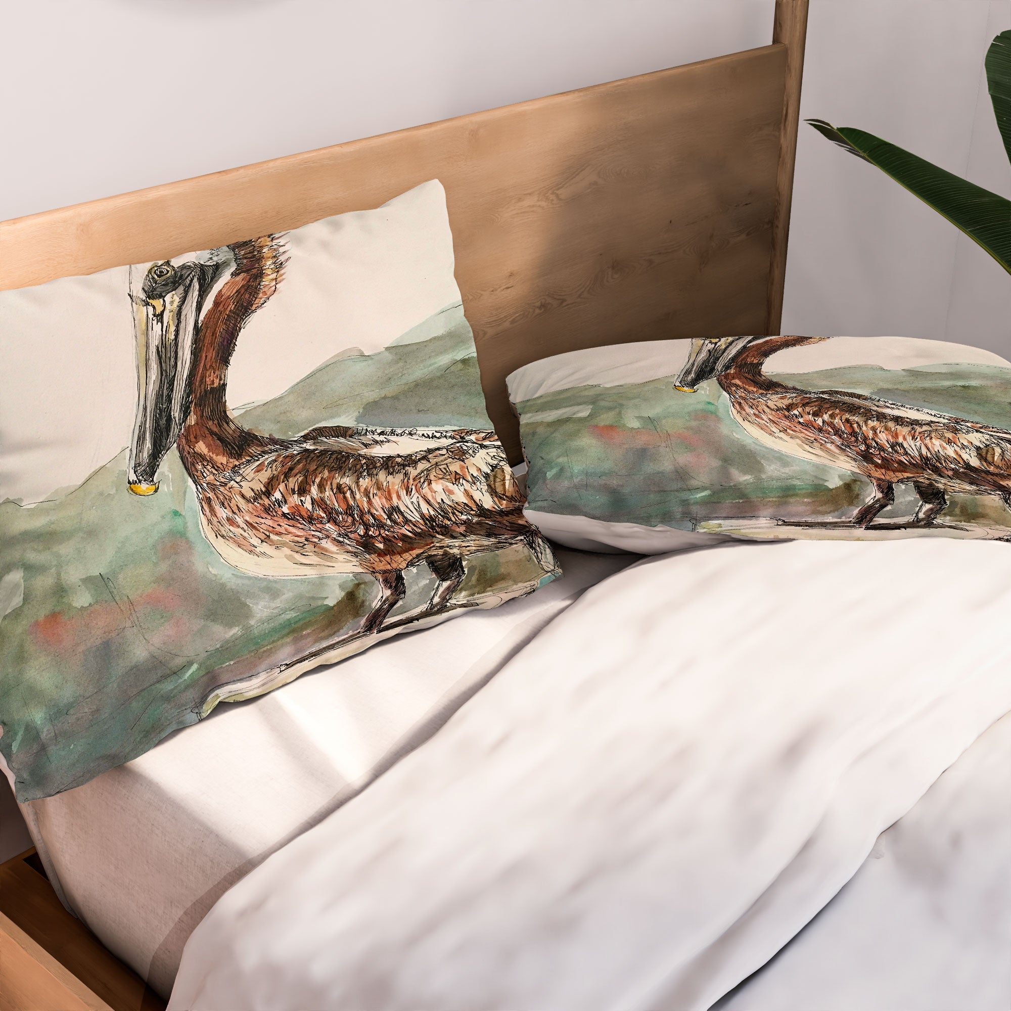 Emily Tucci Pelican Pillow Shams
