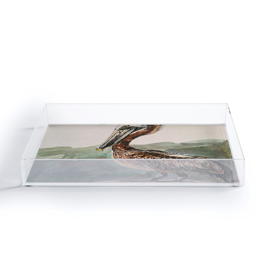 Emily Tucci Pelican Acrylic Tray