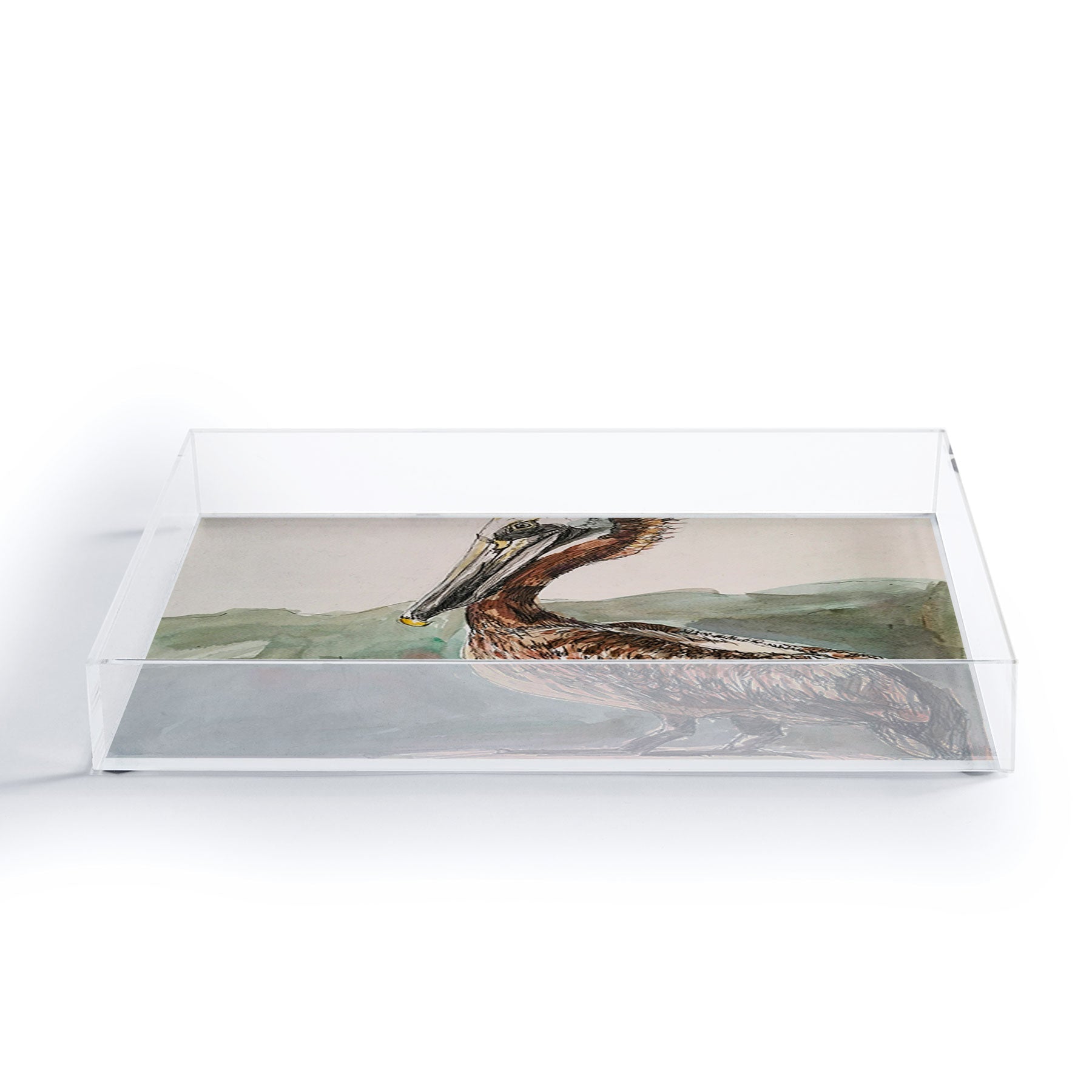 Emily Tucci Pelican Acrylic Tray