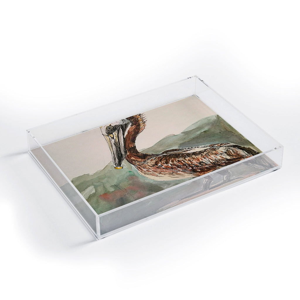 Emily Tucci Pelican Acrylic Tray