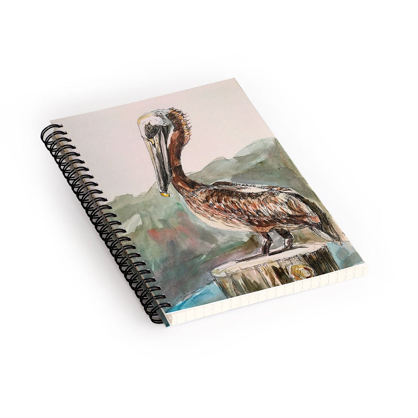 Emily Tucci Pelican Spiral Notebook