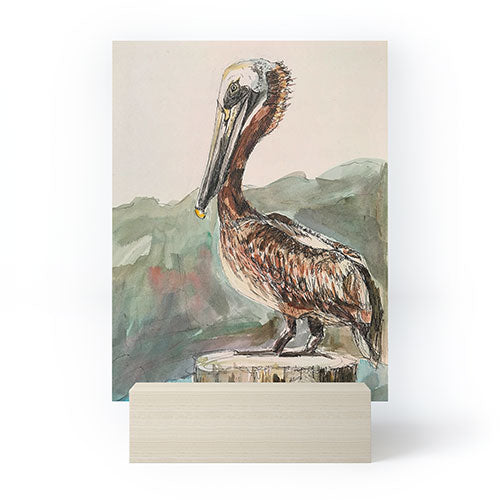 Emily Tucci Pelican Mini Art Print