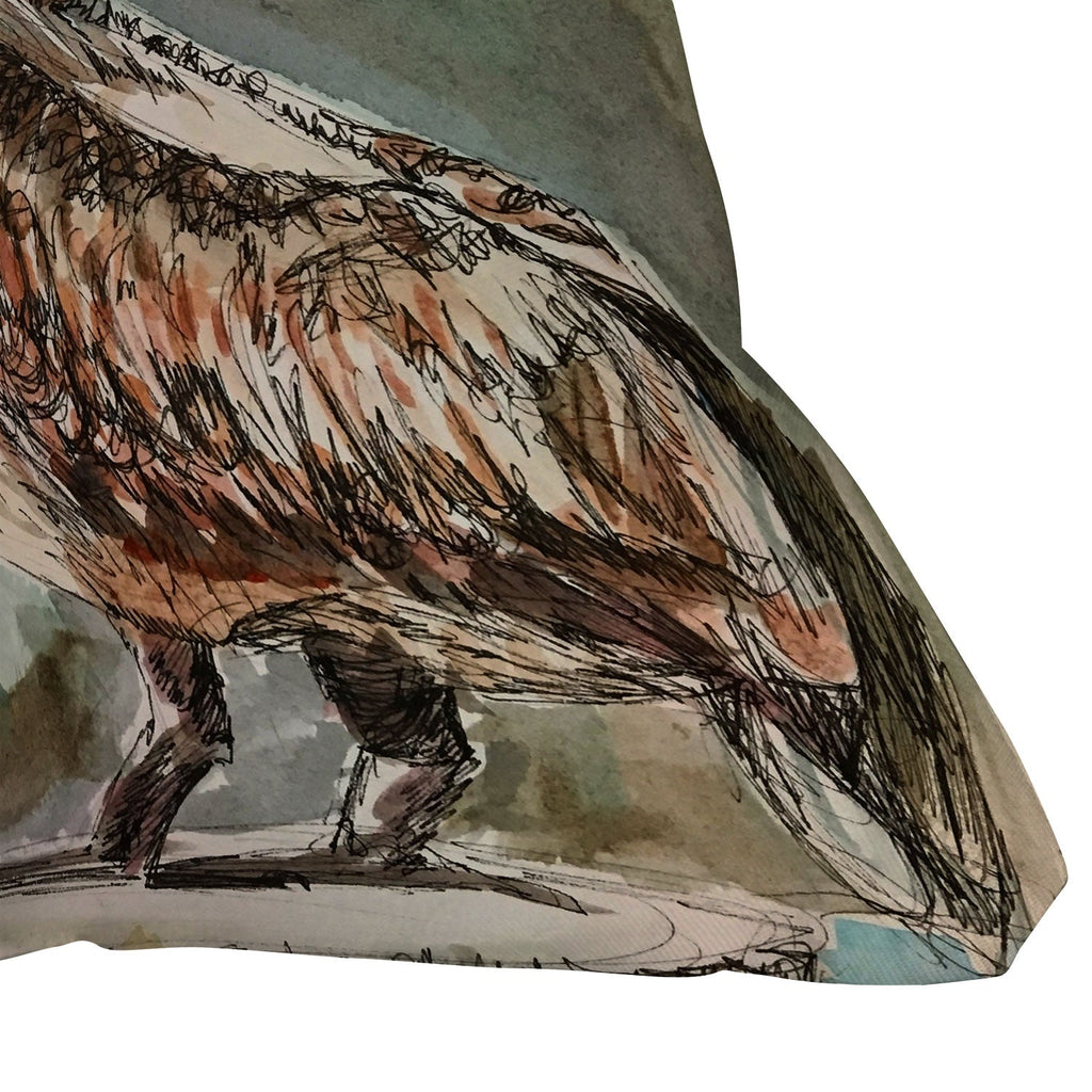 Emily Tucci Pelican Outdoor Throw Pillow