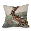 Emily Tucci Pelican Outdoor Throw Pillow