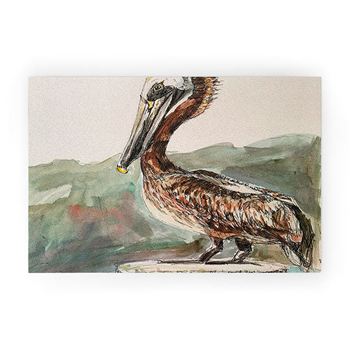 Emily Tucci Pelican Welcome Mat