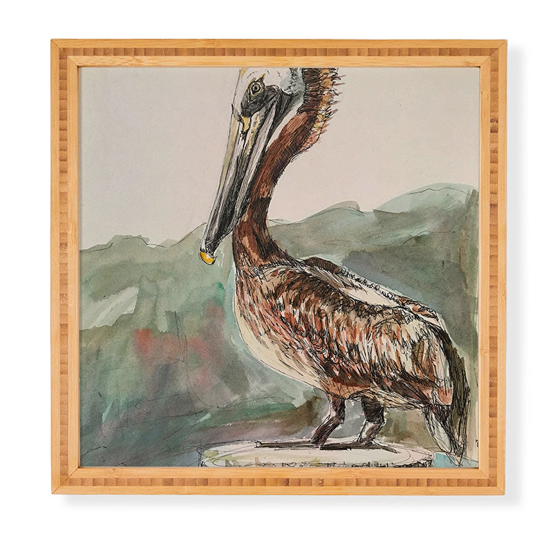 Emily Tucci Pelican Framed Wall Art