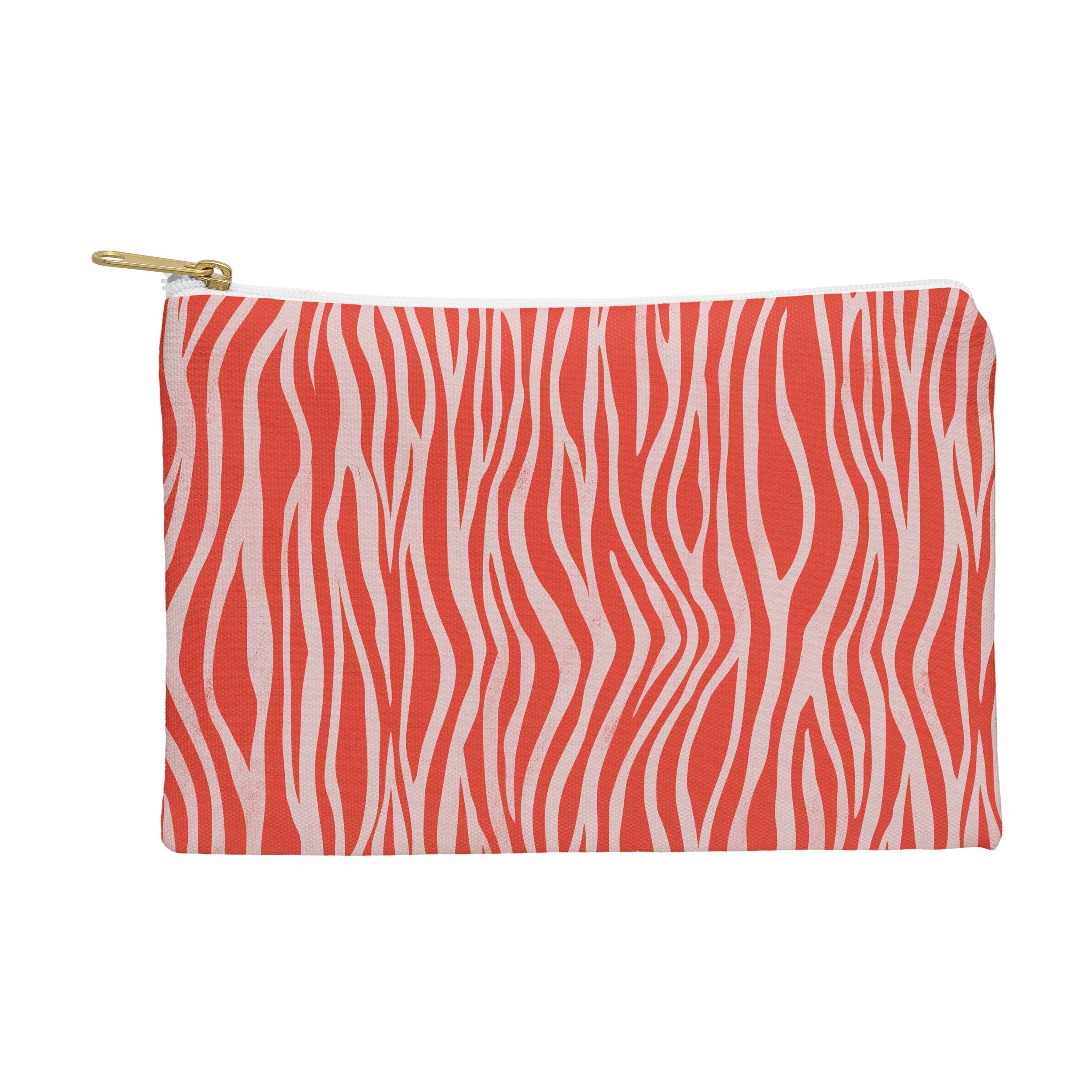 Avenie BR Red Zebra Stripe Pouch