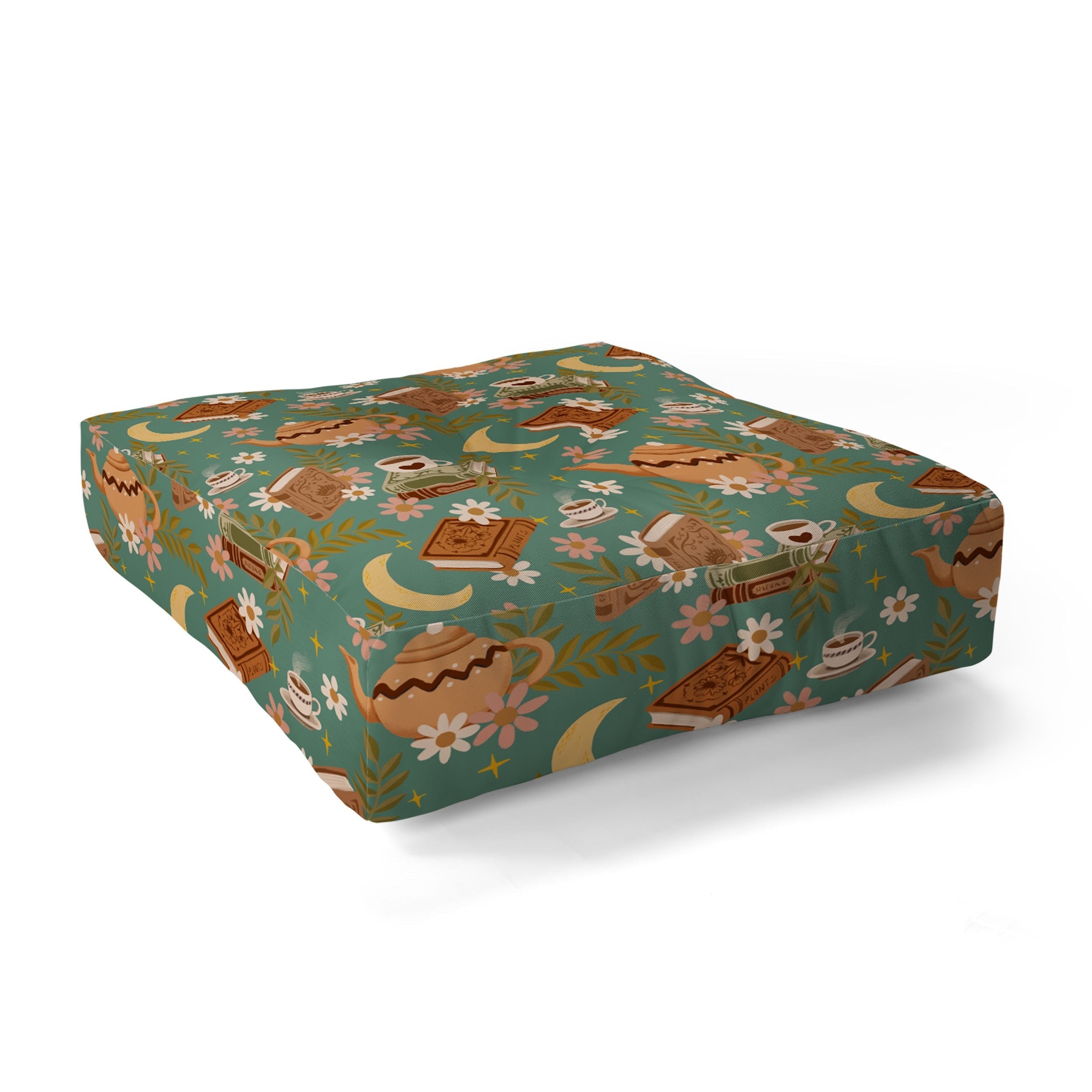 Avenie Moonlit Reading Nook I Floor Pillow Square