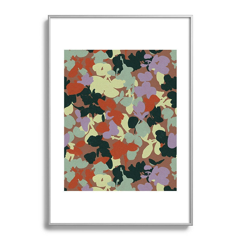 Marta Barragan Camarasa Retro Bloom Medley Metal Framed Art Print