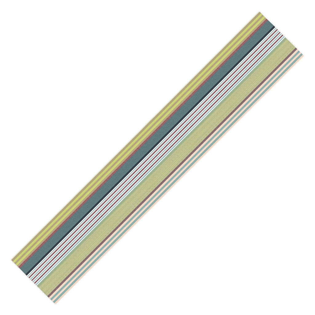 Marta Barragan Camarasa Colorful Stripe Delight Table Runner