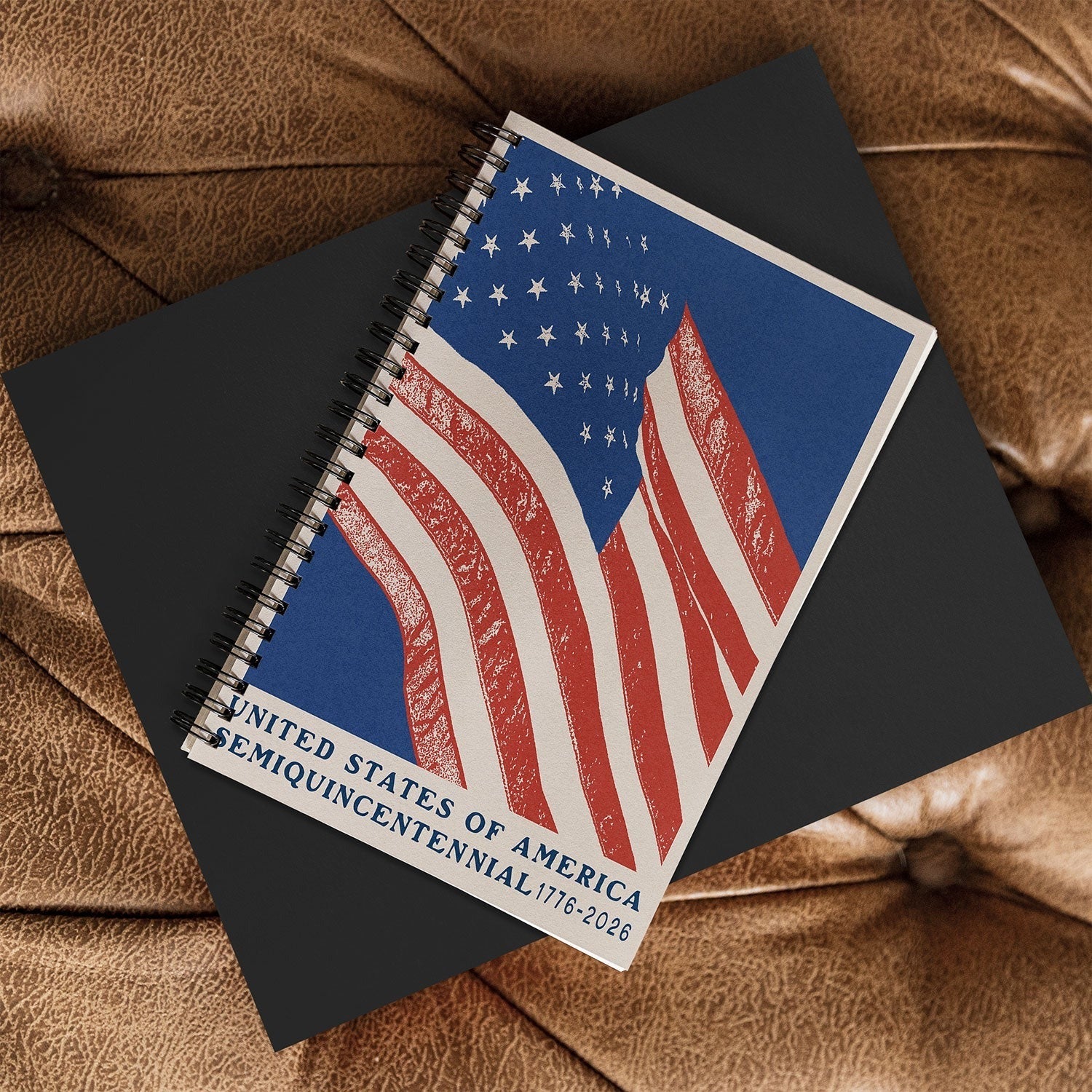 DENY Designs Stars n Stripes Semiquincentennial Spiral Notebook
