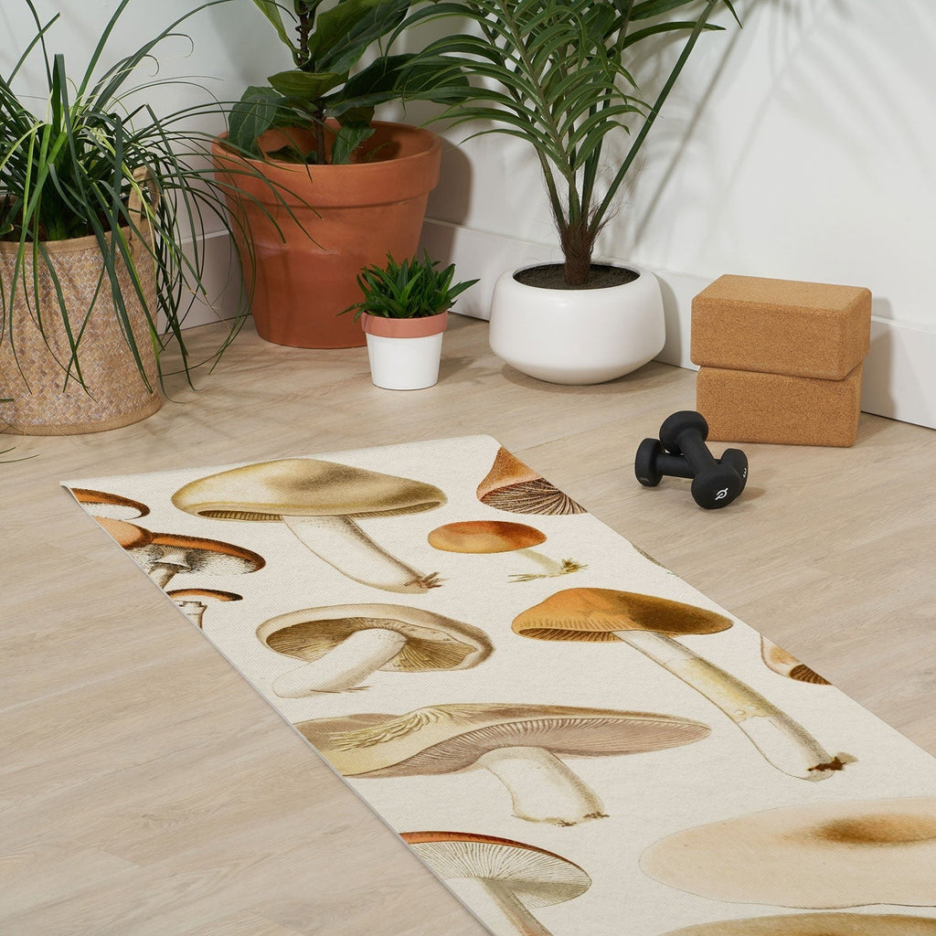 Gal Design Mushrooms Collection Yoga Mat