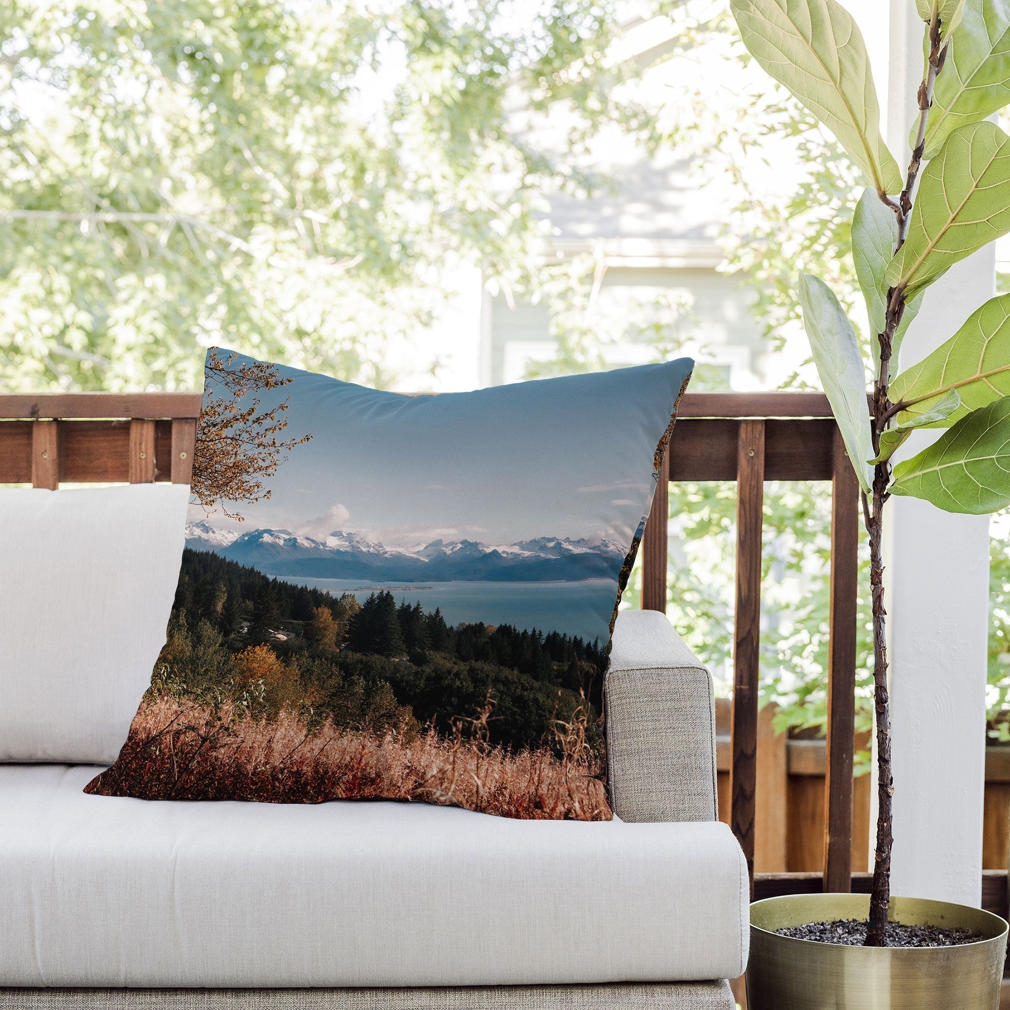 Hannah Kemp Homer Outdoor Throw Pillow