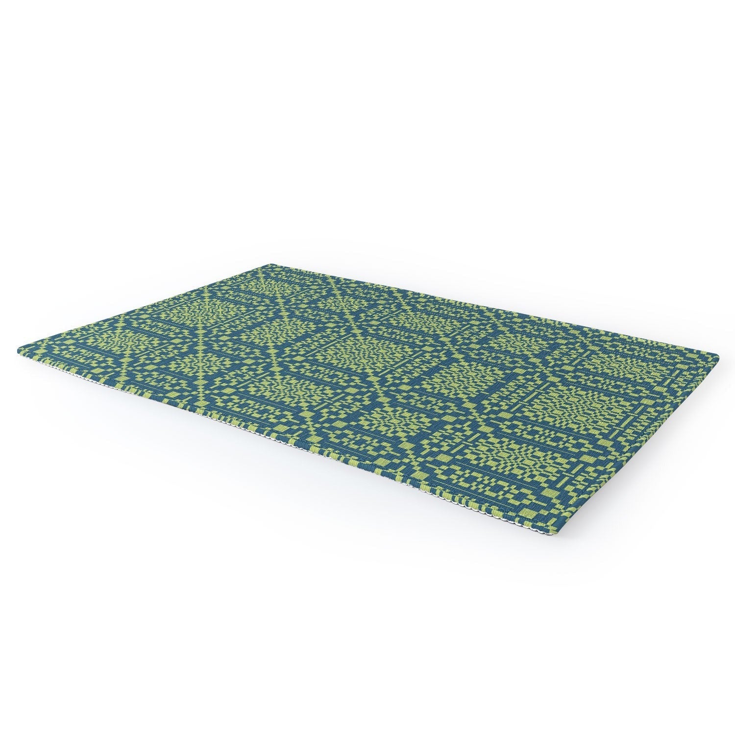 Marta Barragan Camarasa Nostalgic Grid Design Area Rug