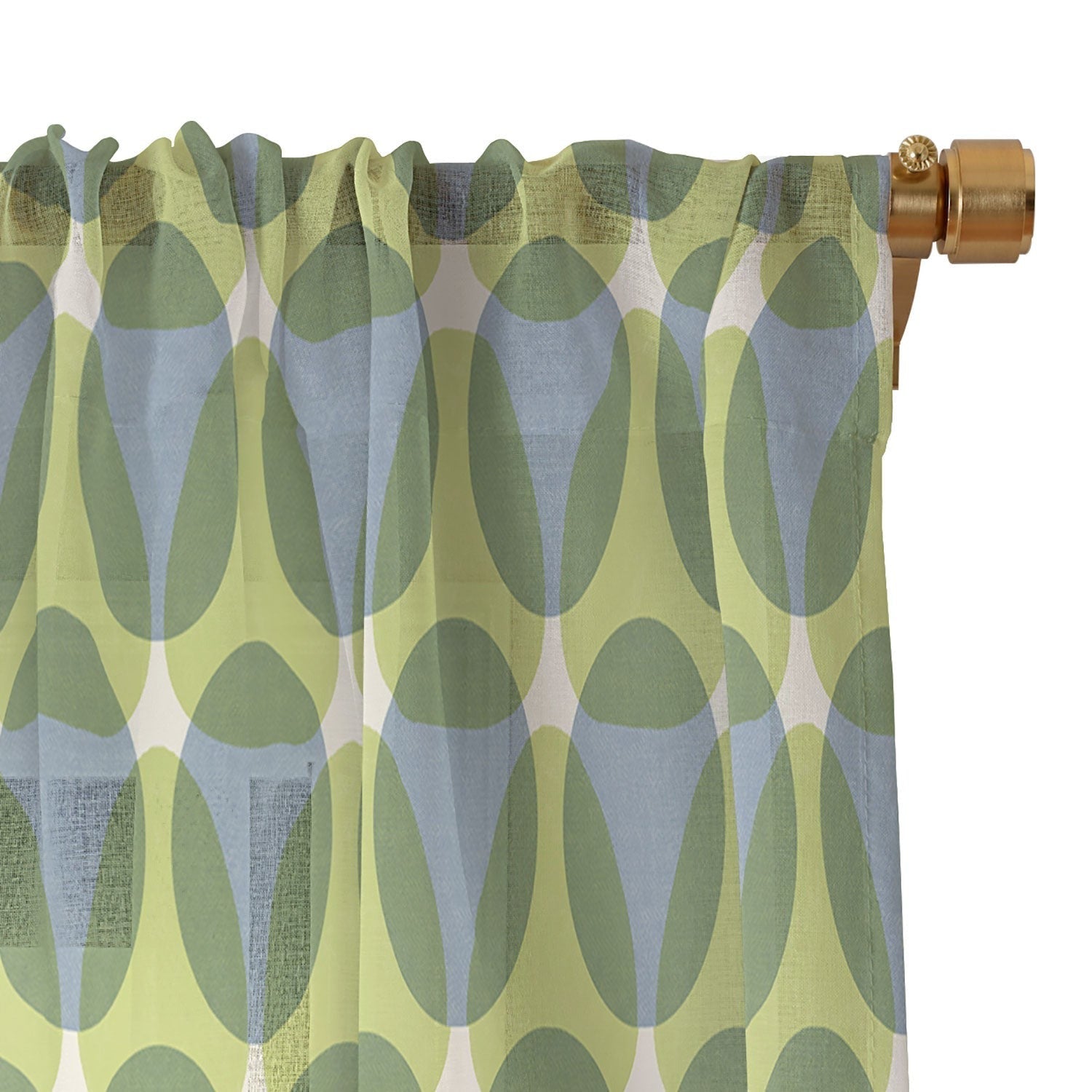 Marta Barragan Camarasa Stylish Retro Circle Sheer Non Repeat