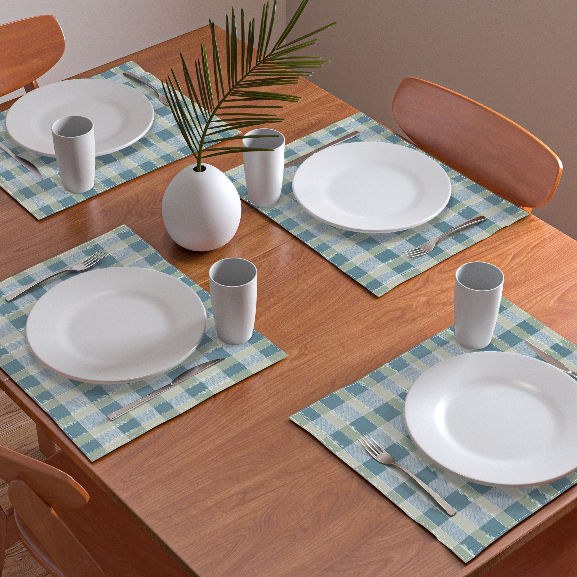 Marta Barragan Camarasa Country Style Checks Placemat