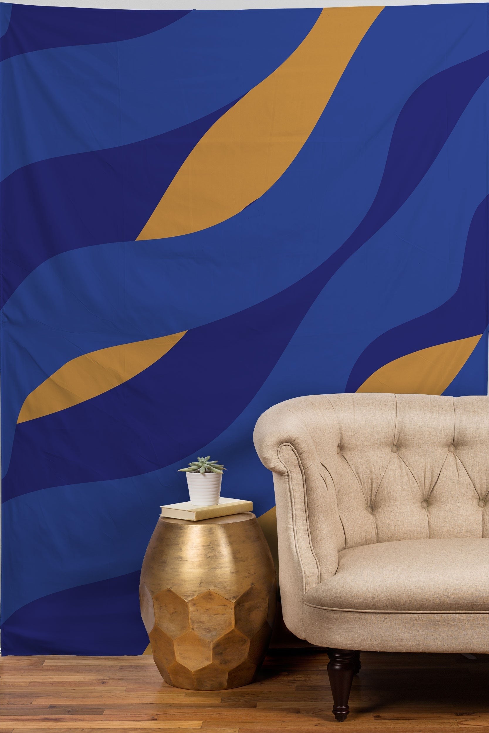 Camilla Foss Pebbles in Stream Tapestry