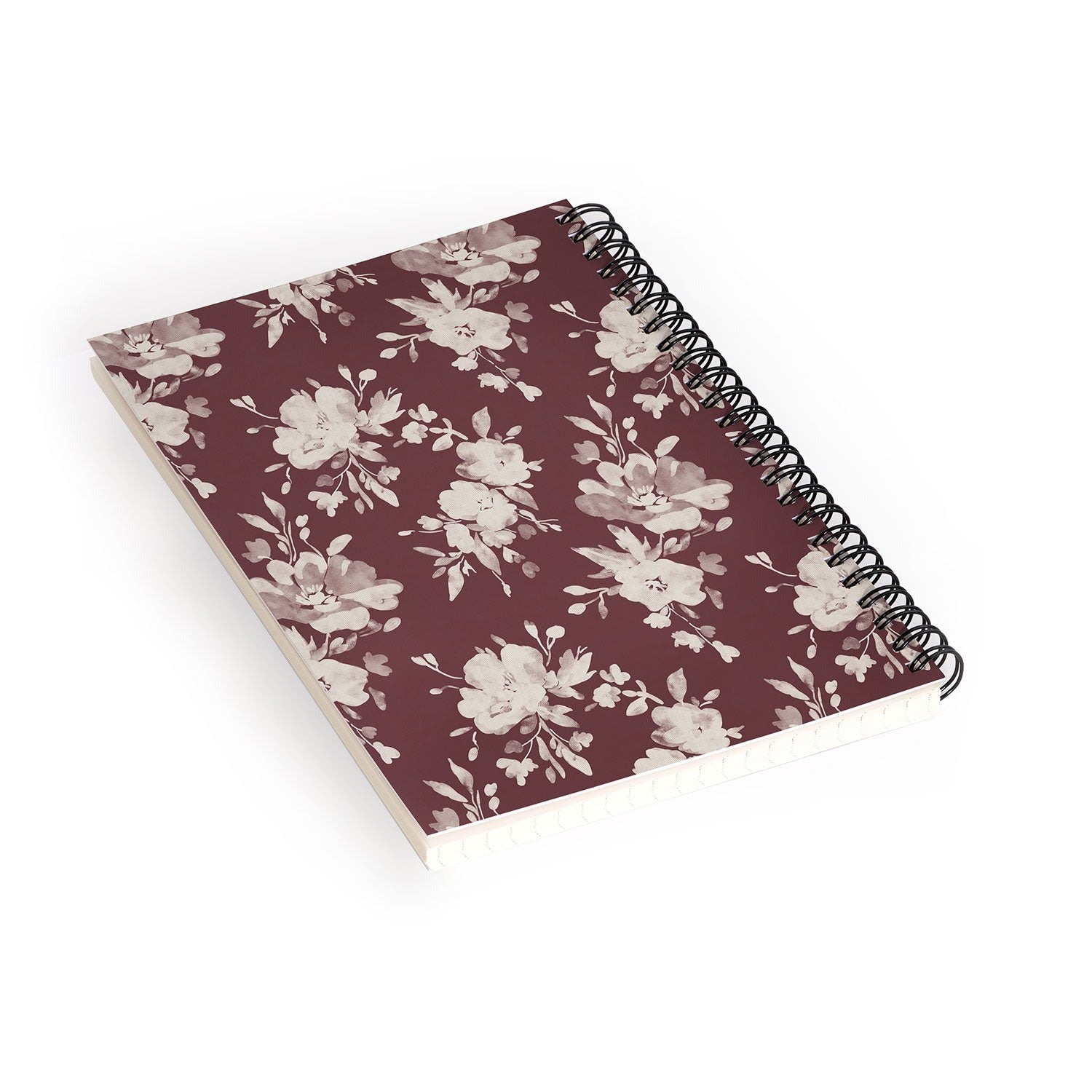 Marta Barragan Camarasa Antique Petal Romance Spiral Notebook