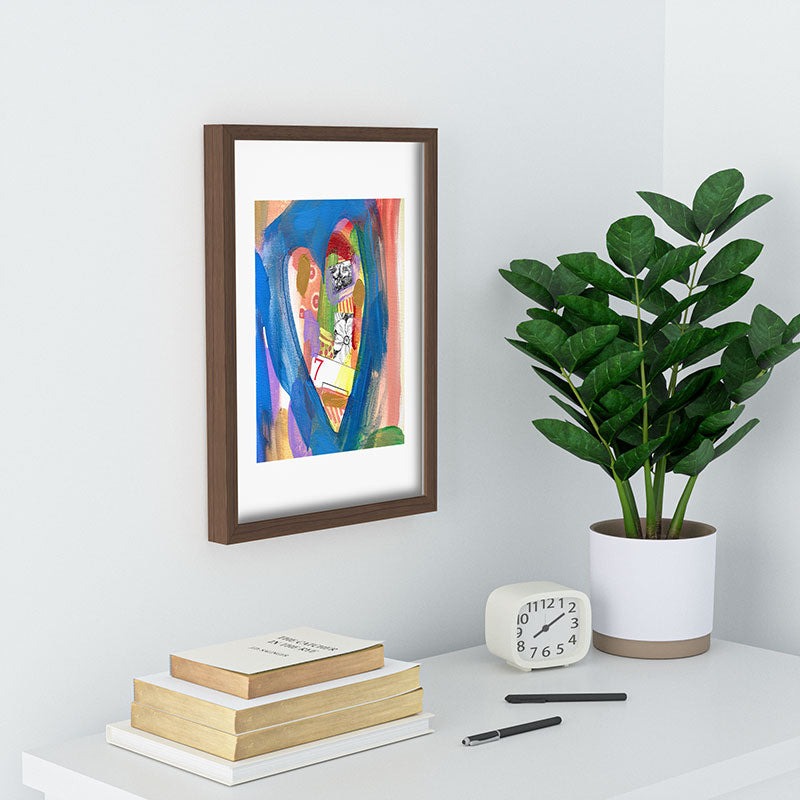Natalie Baca Lucky in Love Recessed Framing Rectangle