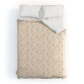 Esca Watercolors White Poodle Duvet Cover