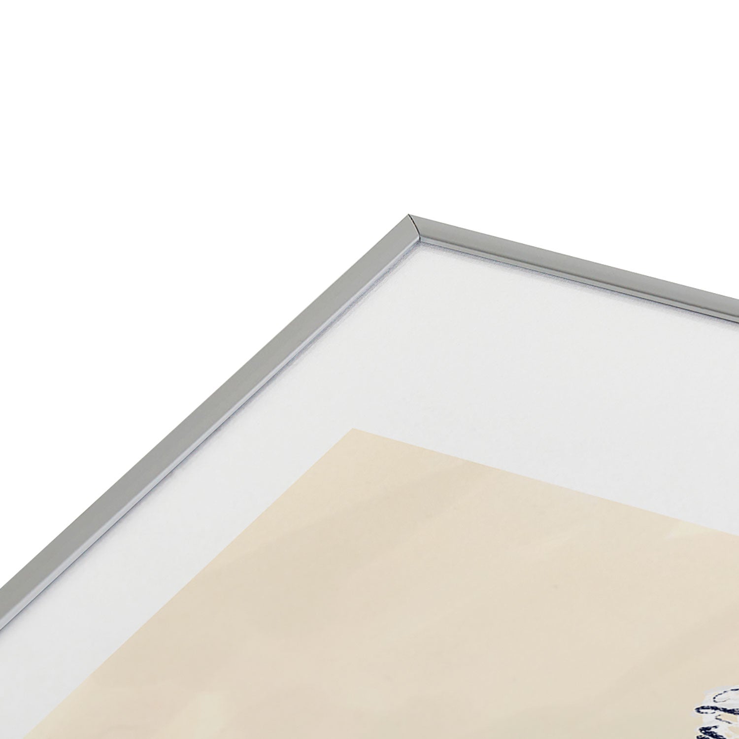 Esca Watercolors White Poodle Metal Framed Art Print