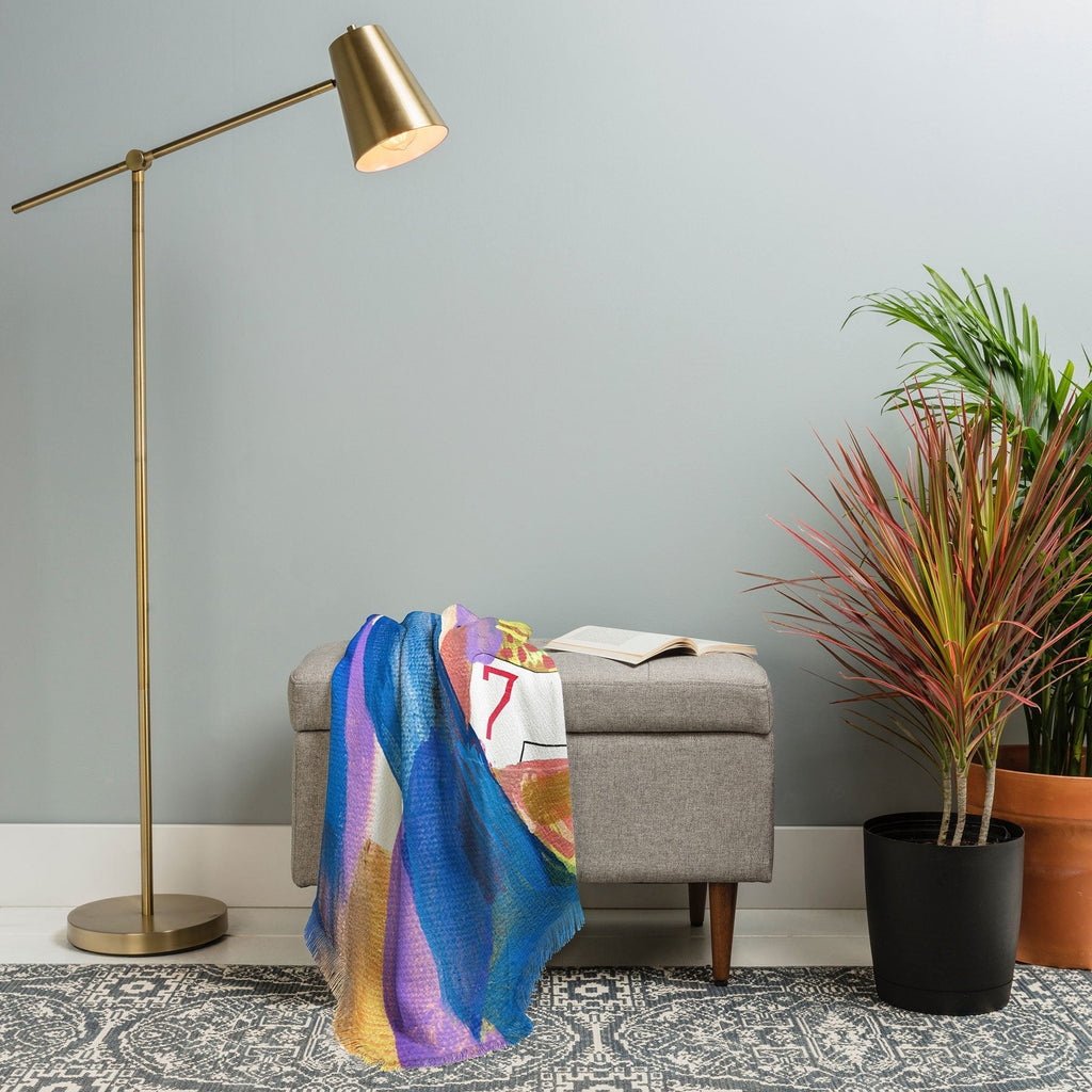 Natalie Baca Lucky in Love Throw Blanket