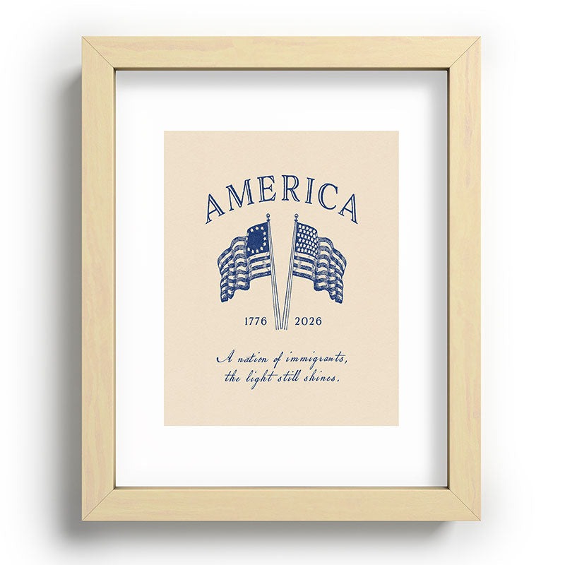 DENY Designs America250 Recessed Framing Rectangle