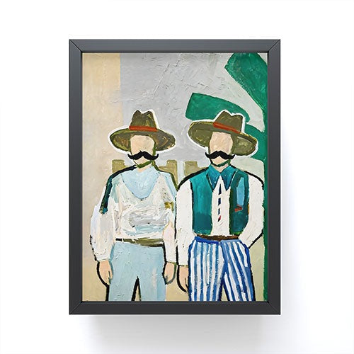 83 Oranges Side By Side Cowboy Edition Framed Mini Art Print