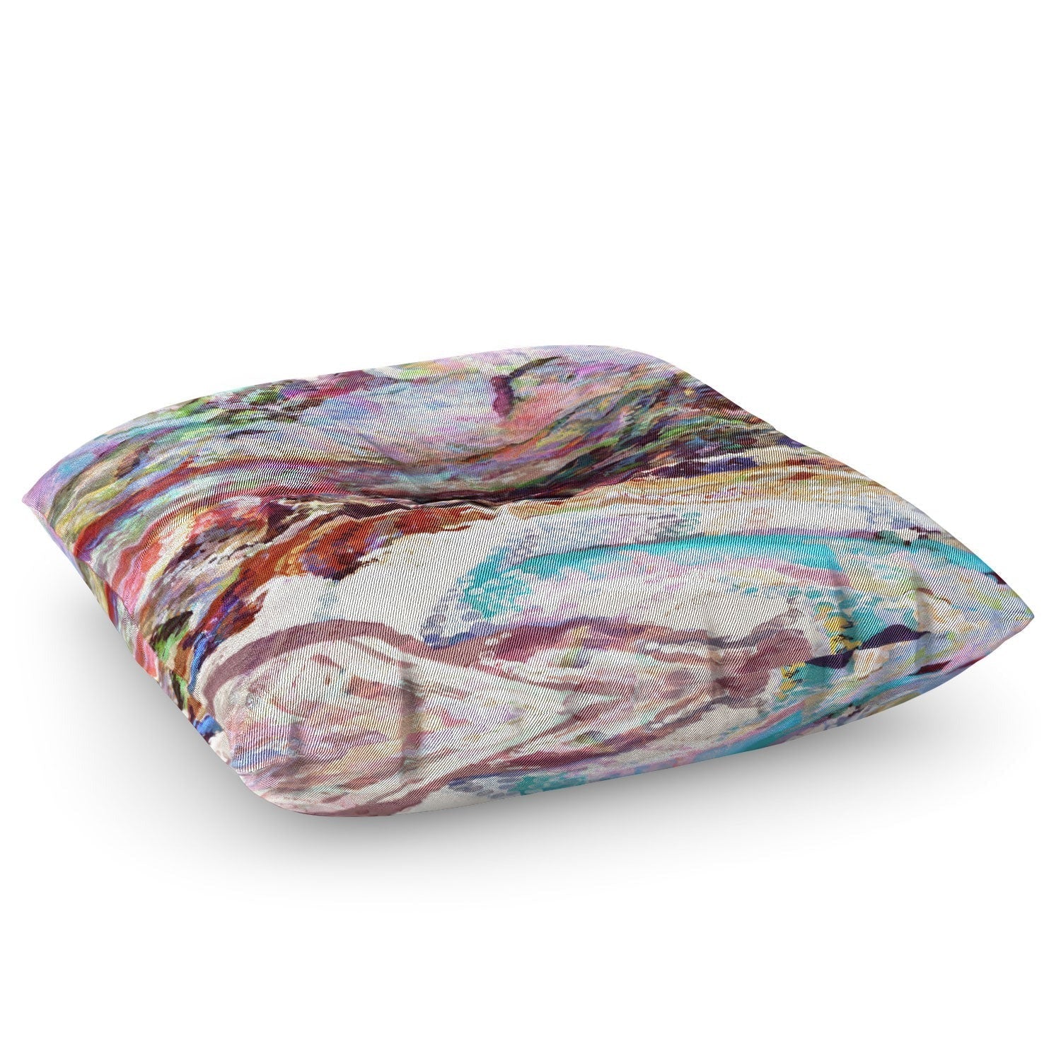 83 Oranges Sequin Haze Floor Pillow Square
