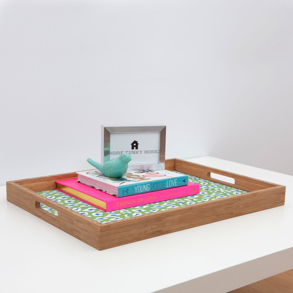 Avenie BR Cheetah Print Rectangular Tray