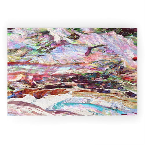 83 Oranges Sequin Haze Welcome Mat