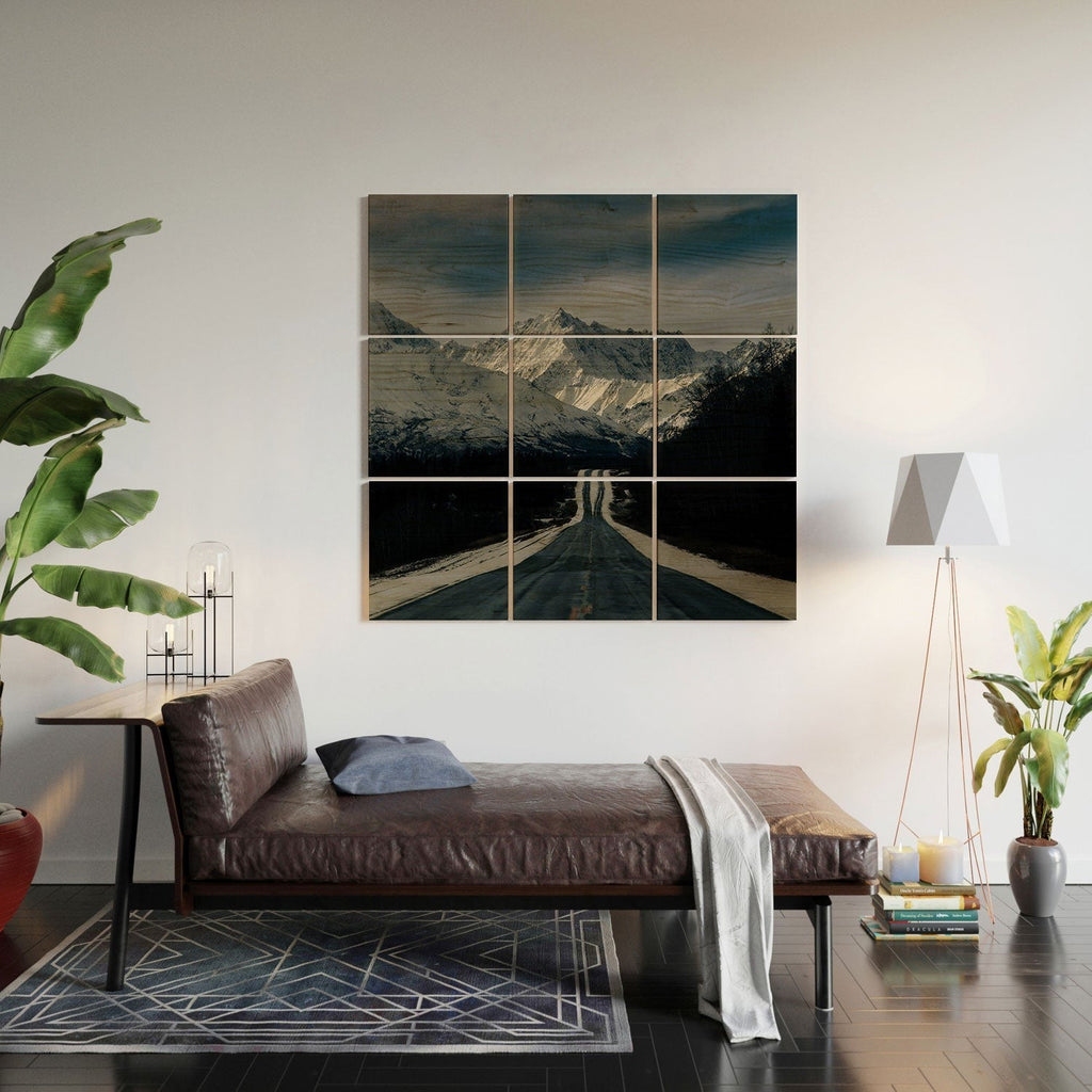 Hannah Kemp Alaska Drive Wood Wall Mural