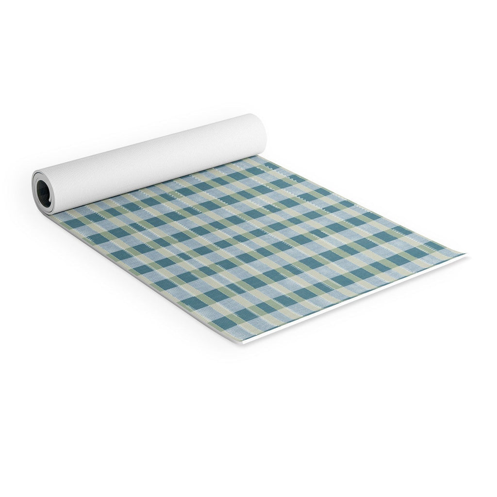 Marta Barragan Camarasa Country Style Checks Yoga Mat