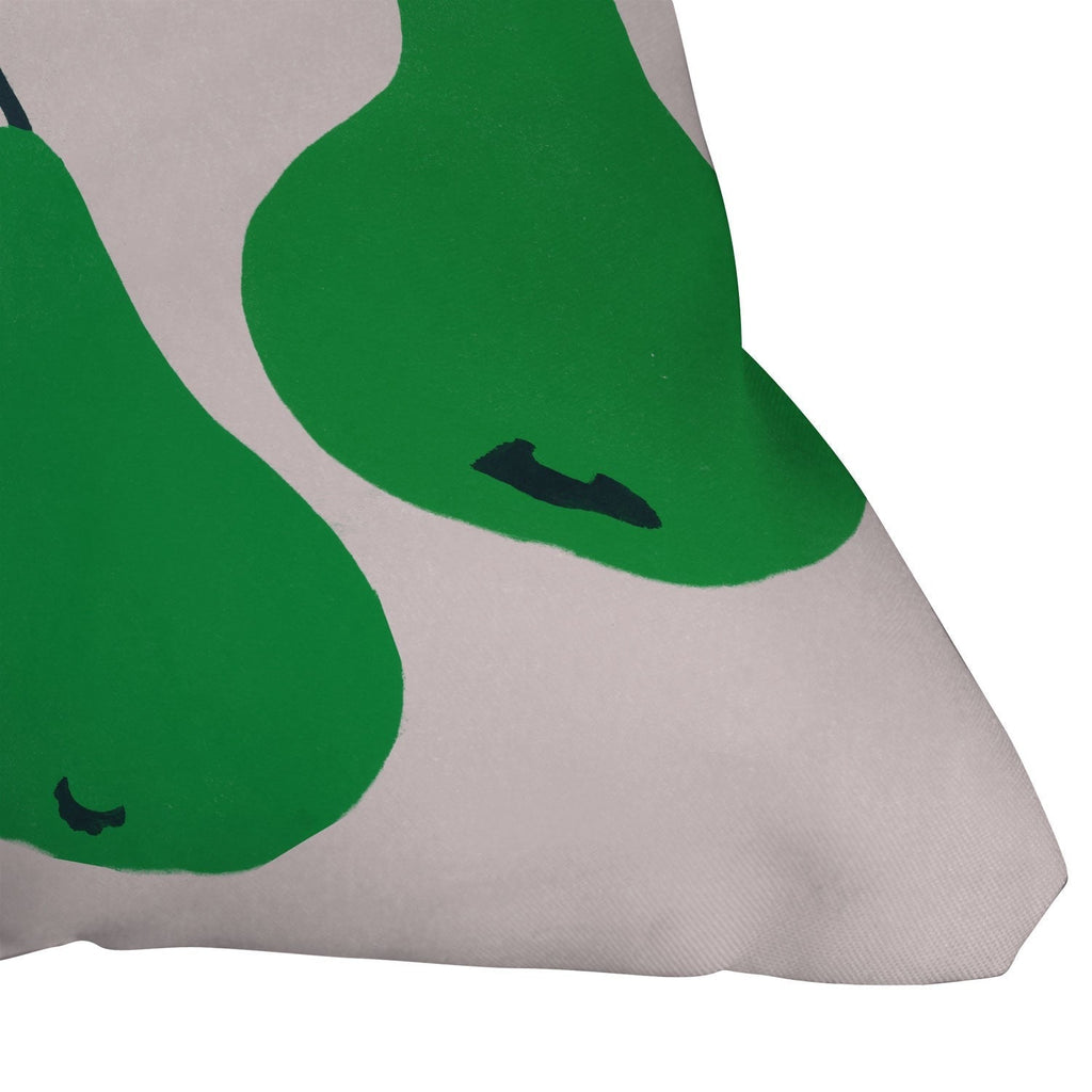 Garima Dhawan pears 1 Outdoor Throw Pillow