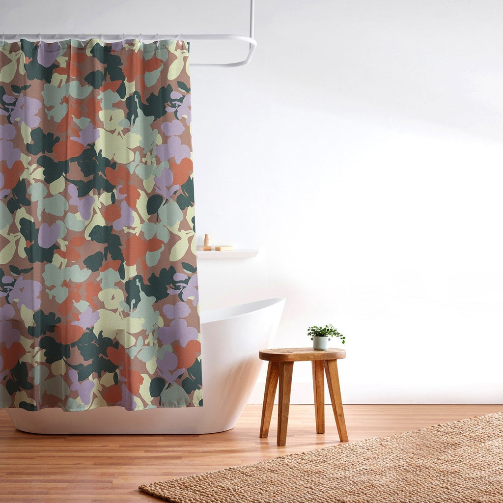 Marta Barragan Camarasa Retro Bloom Medley Shower Curtain