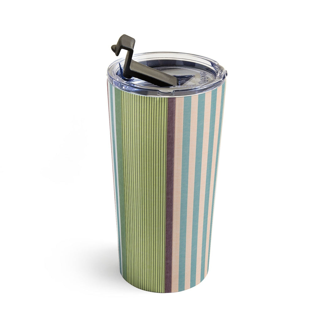 Marta Barragan Camarasa Colorful Stripe Delight Travel Mug